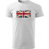 Britská vlajka stará - Tričko extra veľké (5-8XL) - 5XL ( Biela )