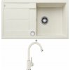 Blanco METRA 5 S biela soft + excentrické ovládanie + Blanco MIDA biela soft 526966