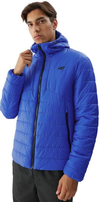 4F-DOWN JACKET-AW23TDJAM245-36S-COBALT Modrá