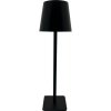 Baterie Centrum | LED stmievateľná dotyková stolná lampa LED/5W/5V USB 1200 mAh čierna | BC0644