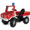 Rolly Toys Hasičské auto Unimog Mercedes Benz + kohút
