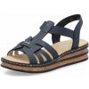Dámske sandále RIEKER 62918-14 modrá S6 41