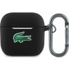 Lacoste Púzdro z Tekutého Silikónu s Croc Logom pre AirPods 4 Čierne (LCA4SLOK)