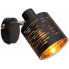 GLOBO 15342-1 TUNNO stropné/nástenné svietidlo 100 mm 1xE14 15W IP20 čierna