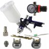 MAR-POL Striekacia pištoľ 1,4/1,7 mm s manometrom a regulátorom 600 ml HVLP M80600