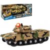 Bojový tank 4WD so svetlom a zvukom vo farbe moro