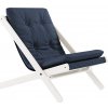 Karup deckchair BOOGIE - lehátko (skladacie) 65x88x75 cm navy white (lak)