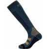 Lyžiarske Merino ponožky Devold, SKI TOURING MERINO SOCK tmavo modrá,Žltá,Čierna 35-37