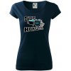 Som hokejista - Dámske tričko Pure - XS ( Tmavomodrá (veľmi tmavá - skoro čierna) )