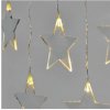 LED vianočný záves hviezdy 45x84 cm vonkajší aj vnútorný teplá biela 8592920093498