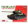 Miniart Kampfpanzer T-34/85 Tank Vojenský jar 1944 1:35 /