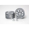 Ráfiky Tamiya M-Chassis 8-Spoke Wheels (2) silver 1/10