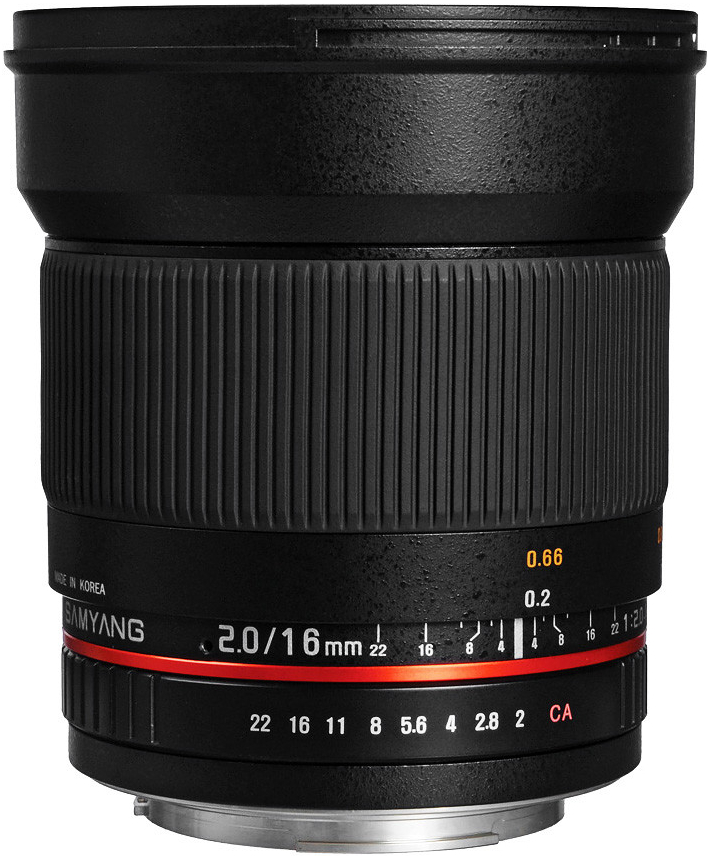 Samyang 16mm f/2 ED AS UMC CS Canon EF-S