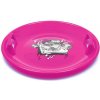 Sánkovací tanier Baby Mix 60 cm MUSIC ružový