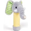 Bigjigs Toys Plyšová hrkálka Slon