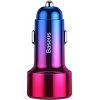 Baseus Magic Car Charger USB + USB-C QC 4.0 PD 45W (červená + modrá) CCMLC20C-09