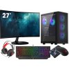 GAMING PC ARGB Ryzen 7 7700 RTX 5070 32GB SSD 1TB nVme WIFI 27