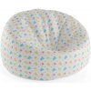 Sablio Sedací vak Cocoon Cumlíky a body - 75 x 45 x 35 cm