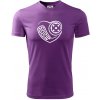 Florbal love - Pánske tričko Fantasy športové - 3XL ( Fialová )