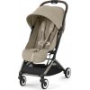 Kočík do lietadla Cybex Orfeo 2025 Almond Beige, Taupe frame