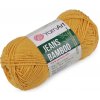 Pletacia priadza Jeans Bamboo 50 g - (107) horčicová