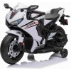 Beneo Elektrická Motorka HONDA CBR 1000RR, Licencované, 12V batéria, Plastové kolesá, 30W motor, LED svetlá, pevný rám, pomocné kolieska, biele