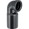 Geberit Pripájacie koleno Geberit PE 90° pre závesné WC, s rozšírením: d=90mm, d1=90mm 366.925.16.1