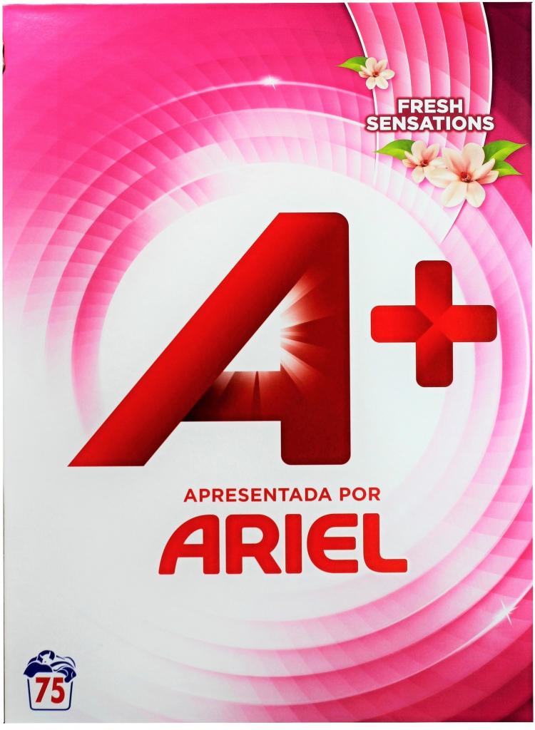 Ariel A+ Fresh sensation Prášok na pranie 4,5 kg 75 praní