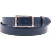 Špongr pánský kožený opasek do obleku 3553 tmavě modrý