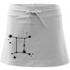 Súhvezdie - Gemini - Blíženci - Športová sukne - two in one - XL ( Biela )