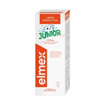 Elmex Junior ústna voda 6-12 rokov 400ml