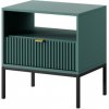 ArtPS Nočný stolík MONA S-54 | zelená