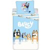 Disney Jerry Fabrics Bavlnené návliečky BLUEY Bavlna 1x70x90,1x140x200 cm