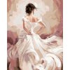 ZUTY Maľovanie podľa čísel - KRÁSNE BIELE ŠATY Rámovanie: bez rámu a bez vypnutia plátna, Rozmer: 40x50 cm