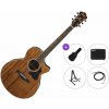 Ibanez AE245-NT Premium SET Natural Elektroakustická gitara Jumbo