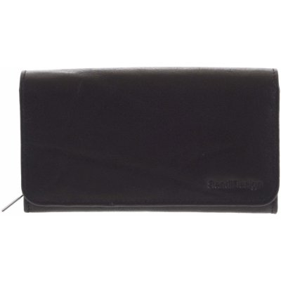 SendiDesign dámska kožená peňaženka Really čierna čierna