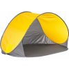 MultiGarden BT-004A PopUP plážový prístrešok 213 × 121 × 100 cm, žlto-sivý