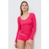 Tričko s dlhým rukávom Beauty Layers Top Scoop Neck ružové XL