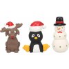 FLAMINGO Christmas Toy gumová pískacia hračka