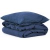 Tom Linen Detské ľanové obliečky Navy Washed 135 x 100 cm 40 x 60 cm