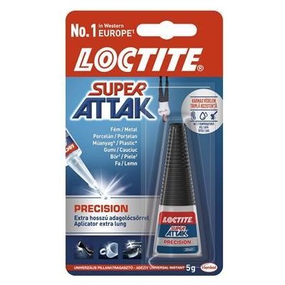 SEKUNDOVÉ LEPIDLO, 5 G, HENKEL "LOCTITE SUPER ATTAK PRECISION"