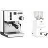 Rancilio Silvia E, white + Ascaso H64, white