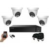 Monitorrs Security AHD 4 kamerový set 2 MPix Dome (6196K4) (Monitorrs Security)