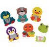 Infantino Penové samolepky zvieratiek do kúpeľa Mix & Match