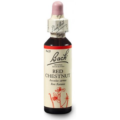 Bachovy originální květové esence Kaštan červený Red Chestnut 20 ml