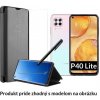 Otváracie Púzdro Luxria Clear View pre Huawei - Čierne pre Huawei: P40 Lite