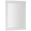 Aqualine Favolo - Zrkadlo v ráme, 60x80 cm, matná biela FV060