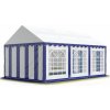 Pártystany Jičín Party stan 4x6m PVC Premium Ohňovzdorný Modrobiela
