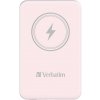 VERBATIM Powerbanka Charge 'n' Go, Magnetická, 5000 mAh, USB-C, Růžová 32243