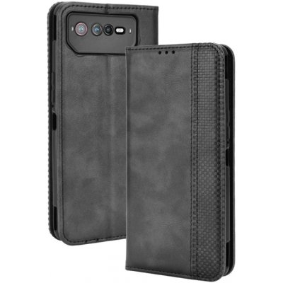 Púzdro PROTEMIO 49123 BUSINESS Peňaženkový pre Asus ROG Phone 6 / ROG Phone 6 Pro čierny